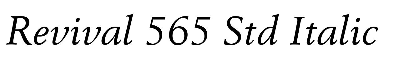 Revival 565 Std Italic